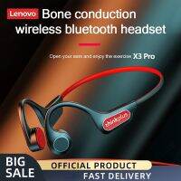 Lenovo Bone Conduction หูฟัง X3 Pro Bluetooth 5.3 Hifi หูฟังไร้สายแบบเกี่ยวหูพร้อมไมโครโฟนหูฟังกันน้ำ