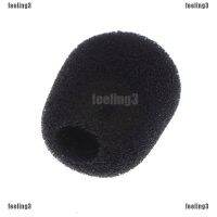 ❤ADA❤ 10pcs Practical Small Black Microphone Headset Windscreen Sponge