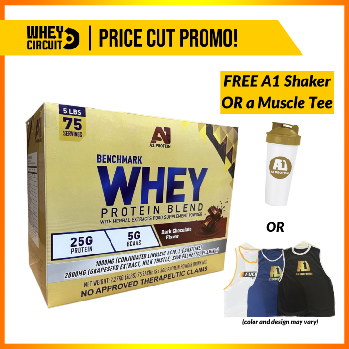A1 Protein Benchmark 100 Whey Protein 75 Servings Lazada PH