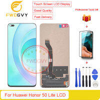 FWDGVY 6.67 “หน้าจอด้านหน้าสำหรับ Huawei Honor 50 Lite NTN-L22 LCD NTN-LX1แสดง NTN-LX3 + ฟรีเครื่องมือซ่อมของขวัญ + กระจกเทมเปอร์1ชิ้น