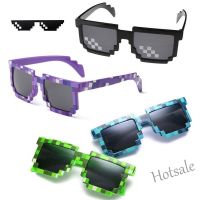 【hot sale】﹉✑▩ D03 2022 Hot Sales 5 Colors Game Minecraft Sunglasses My World Fashion Kids Action Toys Square New Minecrafter Glasses Children Cosplay Accessories