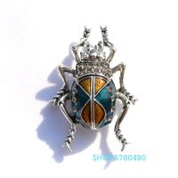 【YF】 Classic Jewelry Rhinestone Insect Brooch Color Painted Pin Gifts Overcoat Accessories Corsage Ornaments