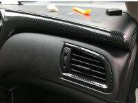 LAIFU Honda City ภายในรถ Air Vent Cover วัสดุ ABS 1 Pcs สำหรับ2015 2016 2017 2018 2019 2020 (คาร์บอนไฟเบอร์)