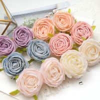 hotx【DT】 20pcs/7-8cm Artificial Silk Heads Wedding Decoration Wreath Scrapbooking Fake Flowers