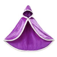 MUABABY Girls Fashion Pleuche Cloak Trench Elsa Anna Cape Sleeping Beauty Sophia Princess Mantle Winter Costume Accessories