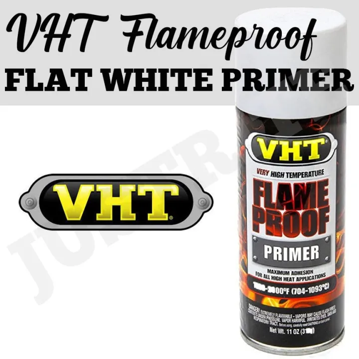 VHT Flameproof FLAT WHITE PRIMER Spray Paint Lazada PH