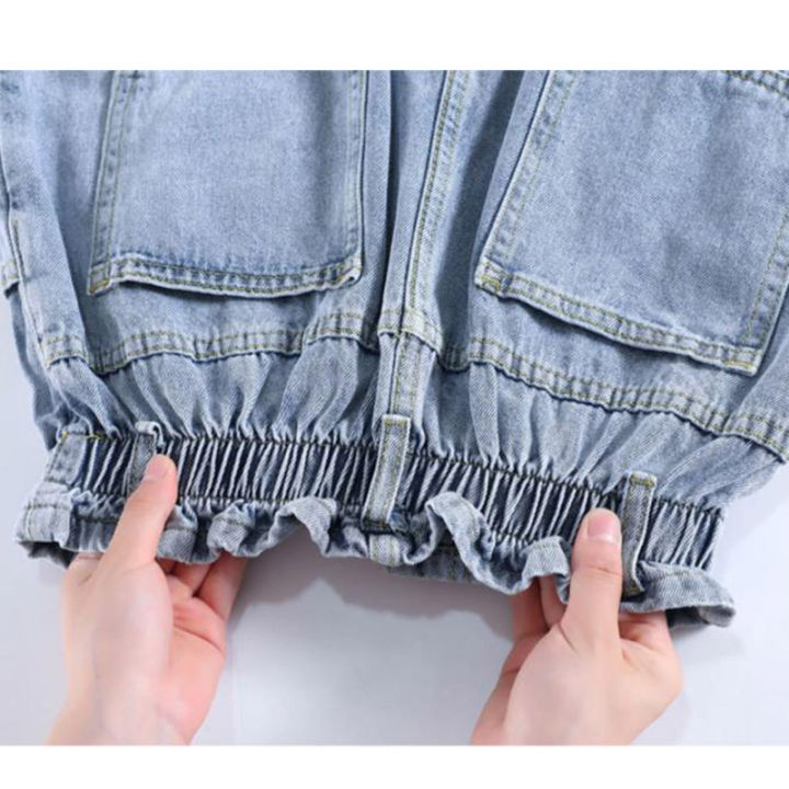 onesunnys-กางเกงยีนส์ขาสั้นเอวสูงnewทรงสวยๆสไตล์เกาหลี-กางเกงยีนส์ขาสั้นราคาถูก-กางเกงยีนส์ผู้หญิง-โปรโมชั่นราคาถูก-xs-xl