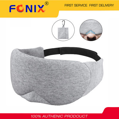 Fonix แบบพกพาผ้าปิดตา,ผ้าฝ้ายนุ่มผ้าคลุมเบาะปรับได้พักผ่อนได้อย่างรวดเร็วนอนกับหัวเข็มขัด