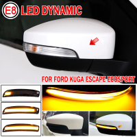 2pcs Dynamic Blinker Led Turn Signal Lights ed Flowing Rear View Mirror Lights Indicator For Ford Kuga 2013-2018