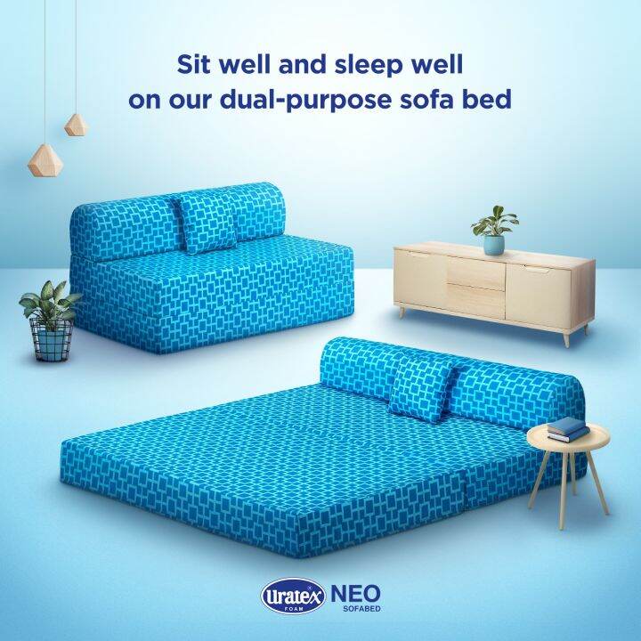 URATEX Neo Sofa Bed 6 inch with FREE PILLOW Lazada PH