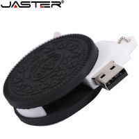 JASTER การ์ตูน Oreo Usb2.0แม่พิมพ์บิสกิต4GB 8GB 16GB 32GB 64GB USB ปากกา USB แฟลชไดร์ฟสร้างสรรค์แท่งเพนไดรฟ์ของขวัญ