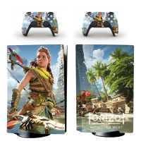 Horizon Forbidden West PS5 Disc Skin Sticker Cover for Console 2 Controllers Decal Vinyl Protective Disk Skins