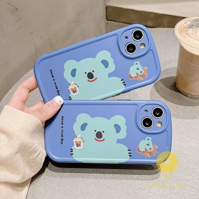 For เคสไอโฟน 14 Pro Max [Koala Cute] เคส Phone Case For iPhone 14 Pro Max Plus 13 12 11 For เคสไอโฟน11 Ins Korean Style Retro Classic Couple Shockproof Protective TPU Cover Shell