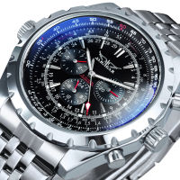 JARAGAR Military Mens Watches Top nd Luxury Automatic Sport Watch For Men Mechanical Wristwatches Chronograph Steel Strap Newhot