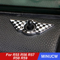 A1Pair รถหน้าต่างประตู Pin ล็อคสติกเกอร์ตกแต่งสำหรับ Mini Cooper S JCW One Clubman R55 R56 R57 R58 R Oadster รถ AccessoriesM