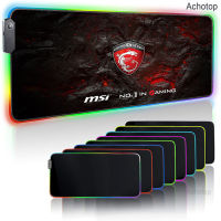 MSI Alfombrilla Raton RGB Mousepad XXL Keyboard Gaming Red Dragon Desk Mat Tapis Souris Gamer Mouse Pad RGB Muismat Locking Edge