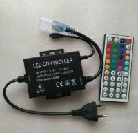 220V ที่หรี่ตัวควบคุมไฟ Led Ir ระยะไกล Rgb 44key 1500W ปลั๊ก Us/Eu