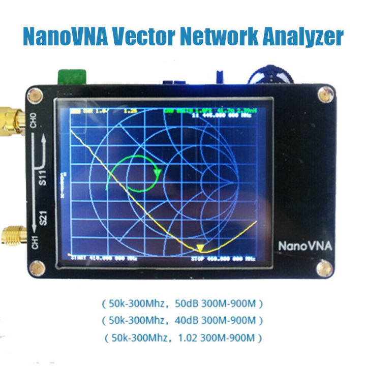 จัดส่งฟรี-nanovna-vna-2-8นิ้ว-lcd-hf-vhf-uhf-uv-เวกเตอร์เครื่องวิเคราะห์เครือข่าย50khz-900mhz-เครื่องวิเคราะห์เสาอากาศแบตเตอรี่ในตัว