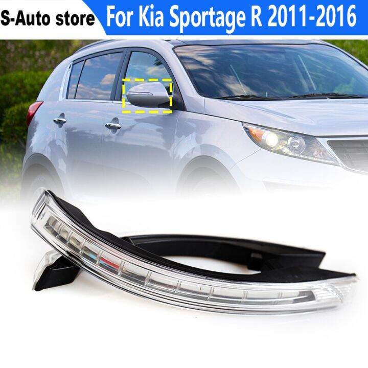 For Kia Sportage R 20112016 Rearview Mirror Lamp Light Outer Side