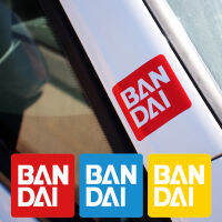 BANDAI สติ๊กเกอร์สะท้อนแสงรถจักรยานยนต์หมวกกันน็อครูปลอก Jdm รถดัดแปลงสติกเกอร์