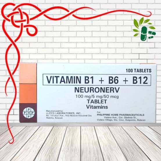 NEURONERV (Vitamin B-Complex) 100 Tablets | Lazada PH