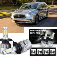 สำหรับ Honda Odyssey (ปี1995 -2003)(ไฟฉายคาดศีรษะ) LED XI ไฟไฟหน้าอัตโนมัติรถยนต์80W S2ไฟหน้า6000K ไฟสีขาว