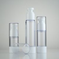 1pcs 15ml 30ml 50ml 80ml 100ml Transparent Essence Pump Bottle Plastic Airless Bottles For Lotion Shampoo Cosmetic Container