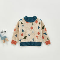 Autumn Baby Girls Boys Knitted Sweater Toddler Girls Boy Casual Cartoon Warm Cotton Sweaters Coat Kids Pullovers Sweaters