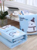 Pillow Covers And Kandy Thickening Folded Car Pillow Pillows On The Air Conditioner By Office Nap Blanket 【AUG】