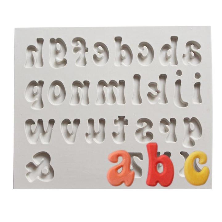 cod-rtert54634-yueyue-sugarcraft-1ชิ้นพิมพ์ลาย-ตัวอักษร-ตัวเลขแม่พิมพ์ซิลิโคนฟองดองแม่พิมพ์เค้กพิมพ์ช็อคโกแล็ตตกแต่งกัมเพสต์