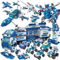 700PCS City SWAT Police Headquarters Truck Car Robot Toy Building Blocks Figures Model Bricks Educational Toys for Children Building Sets