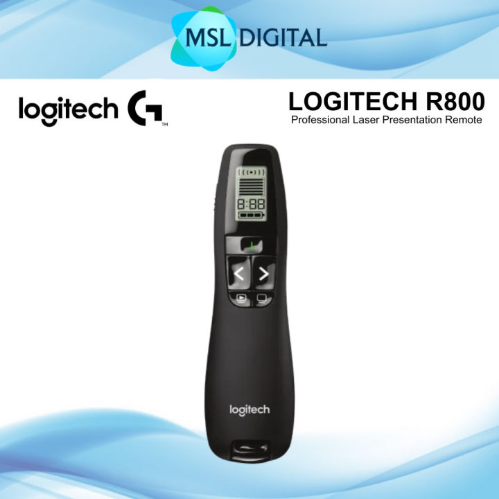 Logitech R800 Presenter Professional Laser Presentation Remote Time