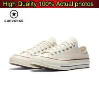 【Discount】 เดิมแท้ Converse All - star 70 S สเก็ตบอร์ดคลาสสิก Unisex ผ้าใบต่ำเพื่อช่วยรองเท้าสบายๆ 2019