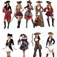 original Halloween cosplay queen costume Caribbean female pirate adult costume masquerade costume