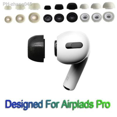 1/2/3Pairs Memory Foam Earplugs Replacement Ear Pads Cap Earphone Accessory Earbuds Cover For Apple Airpods Pro Black/Grey/White