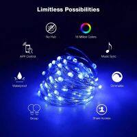 USB LED String Light Wedding Decorations Bluetooth App Control String Lights Lamp Fairy Lights for Patio Garden Decoration