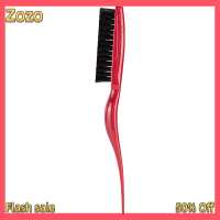 Zozo ✨Ready Stock✨ แปรงหวีผมสีดำสำหรับร้านเสริมสวย1ชิ้นแปรงหวีผมเส้นบางชุดทำผมด้วยตัวเองอุปกรณ์ทำผมพลาสติกแบบมืออาชีพ