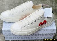 【สุดฮอต】รองเท้าผ้าใบ Convers - สีขาวหัวใจ รองเท้าชาย-หญิง รองเท้าลำลอง สินค้าพร้อมส่ง