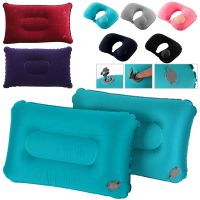 ❁ Inflatable Neck Pillow Hiking Beach Car Airplane Air Pillows Portable Outdoor Camping Tent Travel Sleep Pillow Cervical Cushion