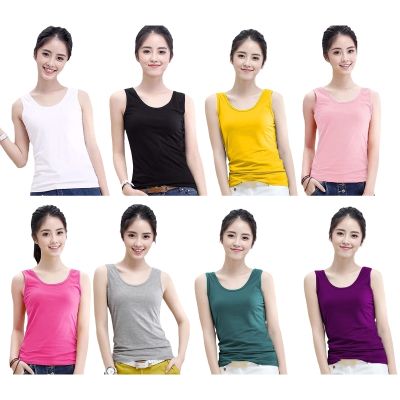 ✸ Sleeveless Neck Top Color Racerback Inside Wear Bottoming Camisole