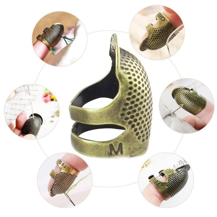 thimble-machine-sewing-collar-thimble-finger-sleeve-hoop-thimble-thimble-metal-adjustable-household-copper-x3q7