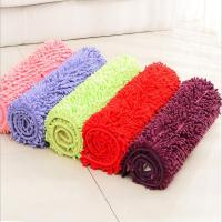 แผ่นปูบันได Chenille ขนาด33*50ซม. พรมปูพื้นกำมะหยี่ห้องครัวและพรมห้องนั่งเล่นพรมห้องน้ำไมโครไฟเบอร์แผ่นปูพื้นกันลื่นที่ประตู