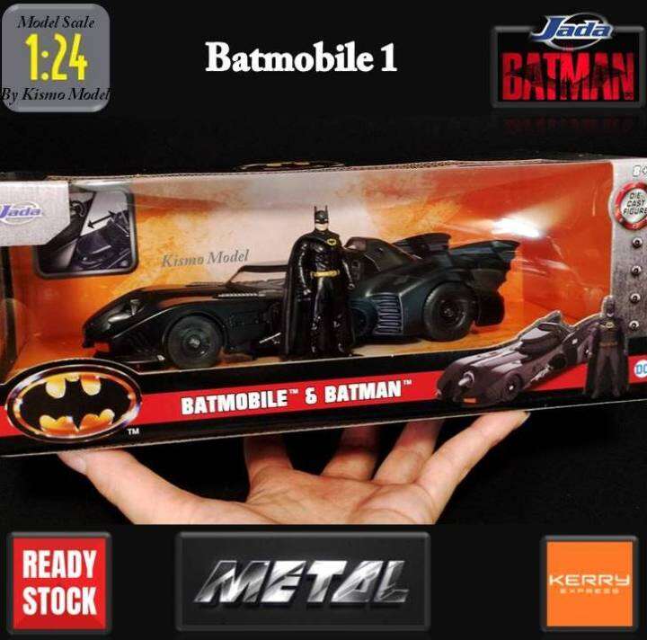 200366โมเดลรถBatman โมเดลรถBatmobile Jada 1:24 มี หุ่น ฟิกเกอร์ Figure ...