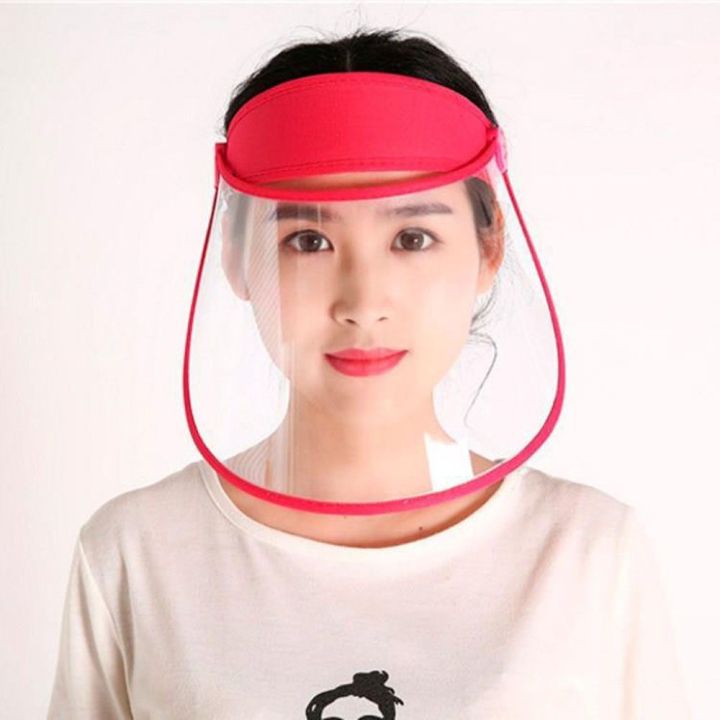 mandysu-ชิลด์หน้าเต็ม-กลางแจ้ง-หมวกกันแดด-กันฝน-โปร่งใส-หมวกป้องกัน-กันฝุ่น-หมวกกันฝน-หมวกป้องกันน้ำลาย