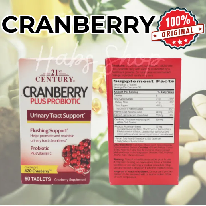 Cranberry Plus Probiotic 21st Century | Lazada PH