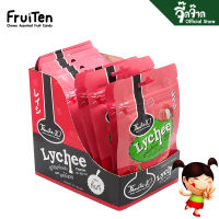 FruiTen ลูกอมเคี้ยวหนึบ กลิ่นลิ้นจี่ 25 กรัม (กล่อง 12 ซอง) ขนาด 300 กรัม