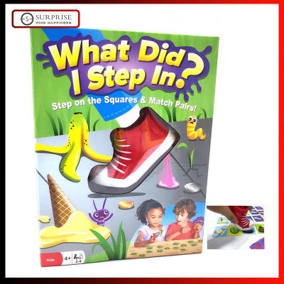 【Surprise】Ideal เกมกระดาน What Did I Step? การจับคู่ &amp; เกมหน่วยความจำเด็กของเล่นเกมปาร์ตี้เกมครอบครัว