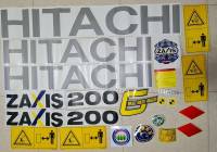 สติ๊กเกอร์ ฮิตาชิ Hitachi ZX200 5g ของแท้ ยี่ห้อ REMFN