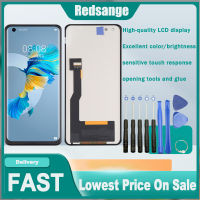 LCD TFT หน้าจอ Redsange สำหรับ Huawei Mate 40ด้วย Digitizer ประกอบเต็มตัวเครื่องไม่รองรับการระบุลายนิ้วมือ