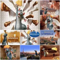 ภาพยนต์ดิสนีย์ Ratatouille จิ๊กซอว์ตัวการ์ตูนปริศนาไม้สำหรับของเล่นใช้การบีบอัดผู้ใหญ่ Diy Gamesgsfg01ครอบครัวของเด็ก